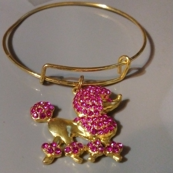 Pink poodle slide charm bracelet NWT (sku 1159) - Picture 4 of 4